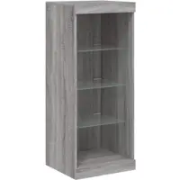 Helloshop26 - Buffet Sideboard Kommode Kleiderschrank Aufbewahrungsmöbel Organizer für Küche Wohnzimmer Lounge mit Sonoma 02_0030073