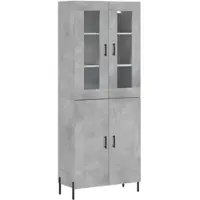 Helloshop26 - Buffet Sideboard Kommode Kleiderschrank Aufbewahrungsmöbel Organizer Küche Wohnzimmer Lounge hoch 69,5 x 34 x 180 cm 02_0034530