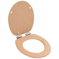 Helloshop26 - WC-Sitz mit MDF-Deckel und Bambusdeckel mit Absenkautomatik 02_0002896