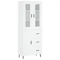 Helloshop26 - Buffet Sideboard Kommode Kleiderschrank Aufbewahrungsmöbel Organizer Küche Wohnzimmer Lounge hoch 69,5 x 34 x 180 cm 02_0032570