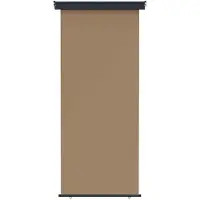 vidaXL Balkon Seitenmarkise 100 x 250 cm 100% Polyester Eisen Stahl