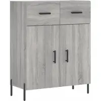 Helloshop26 Buffet Sideboard Kommode Kleiderschrank Aufbewahrungsmöbel Organizer Küche Wohnzimmer Sonoma 69,5 x 34 x 90 cm