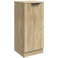 Helloshop26 Buffet Sideboard Kommode Kleiderschrank Aufbewahrungsmöbel Organizer Küche Wohnzimmer Sonoma-Eiche 30 x 30 x 70 cm