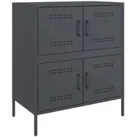 Helloshop26 - Buffet Sideboard Kommode Schrank Aufbewahrungseinheit Organizer für Küche Wohnzimmer Lounge 68 x 39 x 79 cm 02_0029706