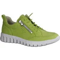 Waldlaufer H-Birdy 916003-180 Pro Aktiv Damen Schnürer, bequem, Leder, Grün - Damenschuhe Bequeme Schnürschuhe, Grün, leder (bear)