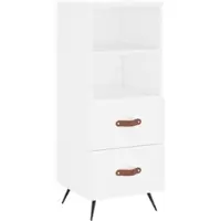 Helloshop26 - Buffet Sideboard Kommode Schrank Aufbewahrungseinheit Organizer für Küche Wohnzimmer Lounge 34,5 x 34 x 90 cm 02_0030271
