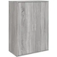 Helloshop26 - Buffet Sideboard Kommode Kleiderschrank Aufbewahrungsmöbel Organizer Küche Wohnzimmer Sonoma 60 x 31 x 84 cm 02_0036391