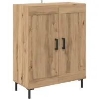 vidaXL Highboard 2 Stk. Artisan-Eiche 69,5 x 34 x 180 cm Holzwerkstoff