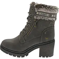 Mustang Shoes High-Heel-Stiefelette "Shoes Stiefelette Lederimitat/Textil"