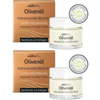 Medipharma cosmetics Olivenöl Intensivcreme Nutritiv Nachtcreme 2x 2x50 ml
