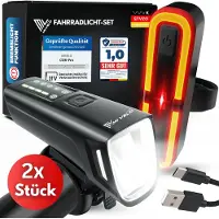 MIVELO Fahrradlicht Set mit Bremsanzeige "SMART-Ultimate"