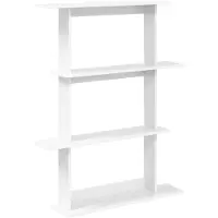 vidaXL Wandregal Weiß 100 x 20 x 126 cm Holzwerkstoff