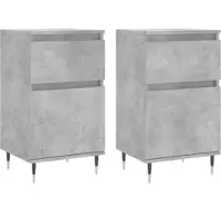 Helloshop26 - Buffet Sideboard Kommode Kleiderschrank Aufbewahrungsmöbel Organizer für Küche Wohnzimmer Lounge 2er-Set 40 x 35 x 70 02_0036846