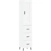 Helloshop26 - Buffet Sideboard Kommode Schrank Aufbewahrungseinheit Organizer Küche Wohnzimmer Lounge hoch 34,5 x 34 x 180 cm 02_0032271