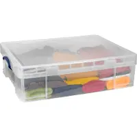 Really Useful Box 70TCL Aufbewahrungsbox 70,0 l transparent 81,0 x 62,0 x 22,5 cm
