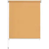 vidaXL Außenrollo 125 (B) x 230 (H) cm Beige