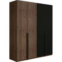 Meublorama MK-WENECJA-WN-PD5008/PU1001-20B*5C/145KG, 4 Regale, 4 Tür(en), Braun, MDF-Platten, 580 mm, 1790 mm