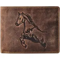 Green Burry Greenburry Horse Geldbörse Leder 12 cm