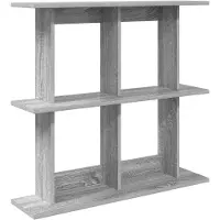 vidaXL Wandregal Wandhalterung Grau Sonoma 80 x 20 x 75 cm