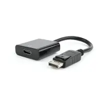 Gembird AB-DPM-HDMIF-002, 0,1 m, DisplayPort, HDMI, Weiblich, Männlich, Gerade