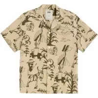 OAS Hemd Herren Poplan Cuba Beige-M