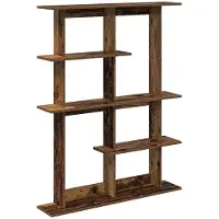 vidaXL Wandregal Altholz 102 x 20 x 130 cm Holzwerkstoff