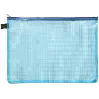 FolderSys PVC-Sammelbeutel/Kleinkrambeutel A4 transparent mit Reißverschluss
