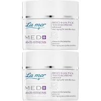 La Mer Med+ Anti-Stress reichhalt.Tagescre.o.Parf. 2x 2x50 ml Tagescreme