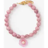 Sissy-Boy Resin-Kette Mit Blume - Rosa