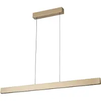 Orion Hängelampe Tara, dimmbar, messing / gold, für Wohn- / Esszimmer, Aluminium, Modern