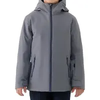 4F dunkelgraue Skijacke für Jungen