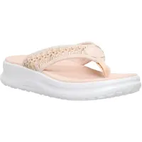 HeyDude Tide Flip Damen Zehentrenner Champagne/White Größe 40