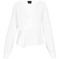 Dreimaster Bluse Frauen cremefarben
