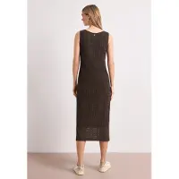 Street One Midikleid Ohne Taschen mit V-Neck aus Spitze
