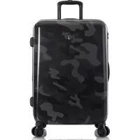 Heys Hartschalen-Trolley "Black Camo, 66 cm" 73 l 4 Rollen Hartschalen-Koffer Volumenerweiterung