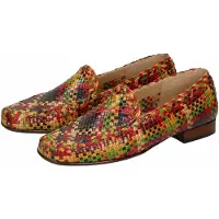 Sioux Slipper "Cordera", Damen, Gr. 35 (UK 3), bunt (mehrfarbig), Obermaterial: 100% Ziegenleder goatskin. 100% Gummi rubber., Schuhe Slipper
