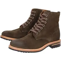 Sioux Stiefelette "Tils bootie 003", Herren, Gr. 40 (UK 6 1/2), grün, Obermaterial: 100% Kalbsveloursleder CAVL. 100% Gummi rubber., Schuhe Stiefelette
