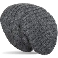 StyleBREAKER Strickmütze "Grobstrick Beanie Mütze" 1 Stk.