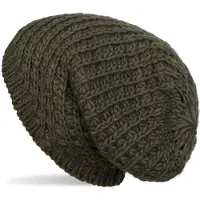 StyleBREAKER Strickmütze "Grobstrick Beanie Mütze" 1 Stk.