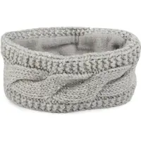 StyleBREAKER Stirnband "Grobstrick Stirnband mit Pailletten" 1 Stk.