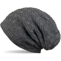 StyleBREAKER Strickmütze "Feinstrick Beanie mit Flecht Muster und Teddyfleece" 1 Stk.