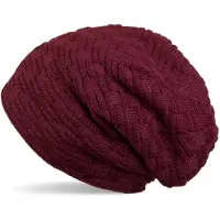 StyleBREAKER Strickmütze "Feinstrick Beanie mit Flecht Muster und Teddyfleece" 1 Stk.
