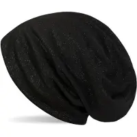 StyleBREAKER Beanie "Beanie mit All Over Glitzer" 1 Stk.