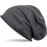 StyleBREAKER Beanie "Beanie mit Strass Nieten" 1 Stk.