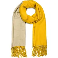 StyleBREAKER Schal "2-Farbiger Schal mit Fransen" 1 Stk.