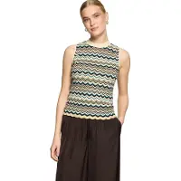 Zero Stricktop "Damen mit Muster" Struktur