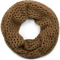 StyleBREAKER Strickschal "Strick Loop Schal mit Loch Muster" 1 Stk.