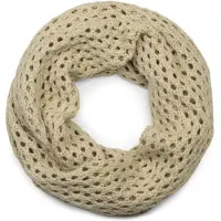 StyleBREAKER Strickschal "Strick Loop Schal mit Loch Muster" 1 Stk.