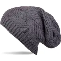 StyleBREAKER Strickmütze "Strick Beanie Mütze mit Struktur" 1 Stk.