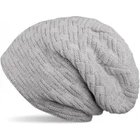 StyleBREAKER Strickmütze "Feinstrick Beanie mit Flecht Muster und Teddyfleece" 1 Stk.